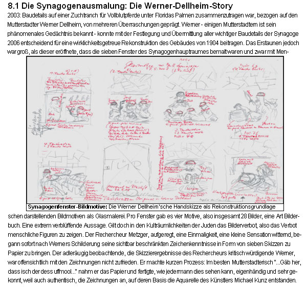Die virtuelle Rekonstruktion der Mutterstadter Landsynagoge - Die Synagogenausmalung: Die Werner-Dellheim-Story